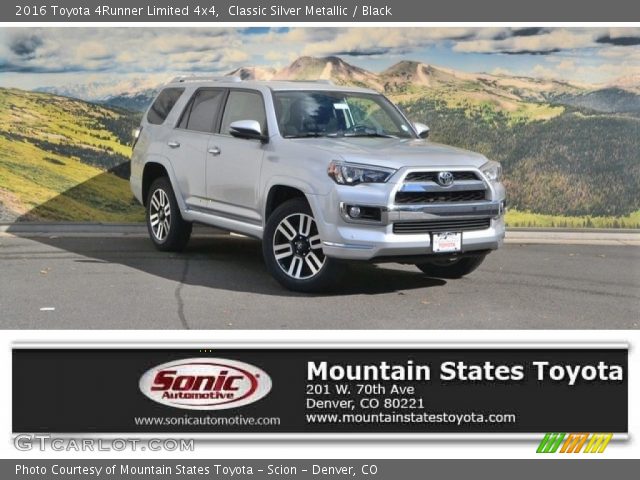 2016 Toyota 4Runner Limited 4x4 in Classic Silver Metallic