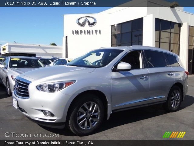 2013 Infiniti JX 35 AWD in Liquid Platinum