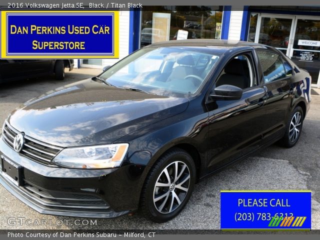 2016 Volkswagen Jetta SE in Black