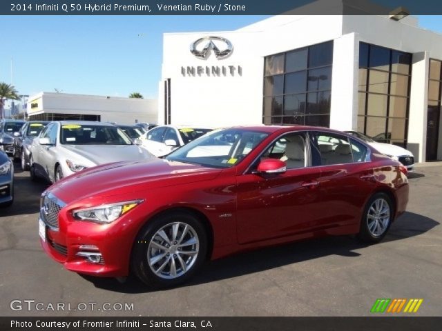 2014 Infiniti Q 50 Hybrid Premium in Venetian Ruby