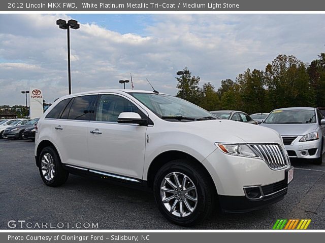 2012 Lincoln MKX FWD in White Platinum Metallic Tri-Coat