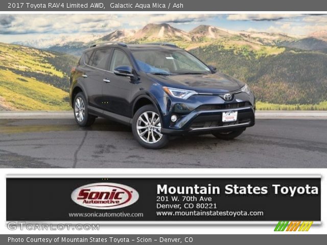 2017 Toyota RAV4 Limited AWD in Galactic Aqua Mica