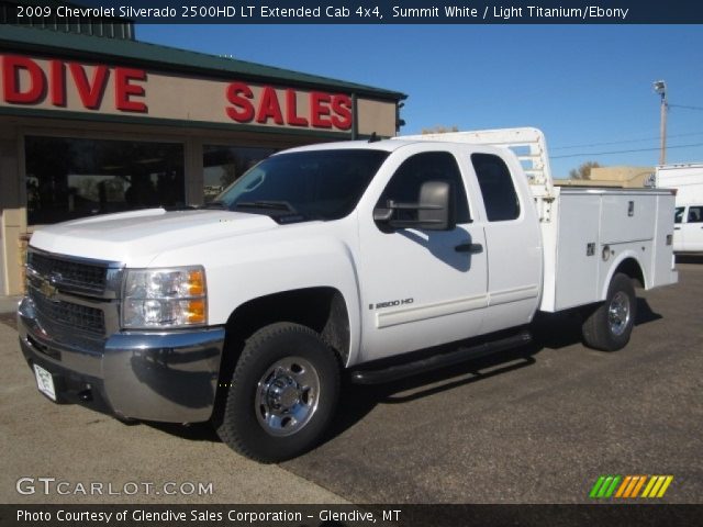 2009 Chevrolet Silverado 2500HD LT Extended Cab 4x4 in Summit White