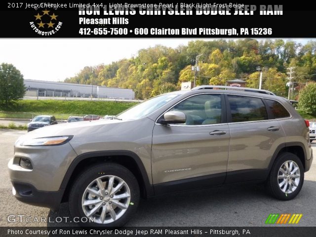 2017 Jeep Cherokee Limited 4x4 in Light Brownstone Pearl