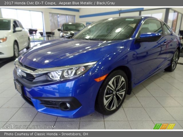 2017 Honda Civic EX-T Coupe in Aegean Blue Metallic