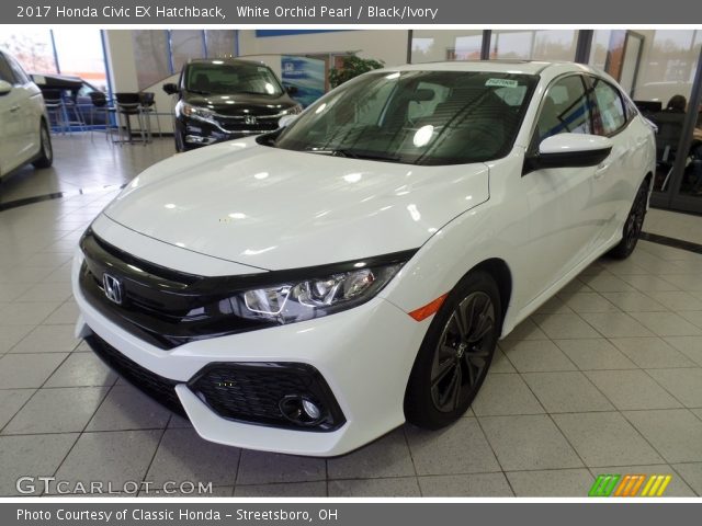 2017 Honda Civic EX Hatchback in White Orchid Pearl