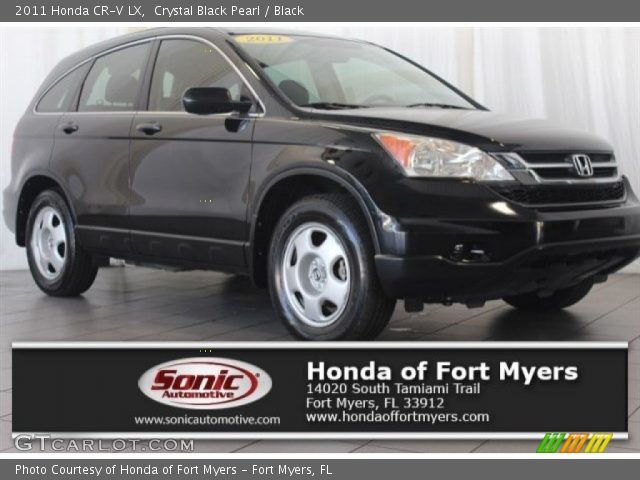 2011 Honda CR-V LX in Crystal Black Pearl