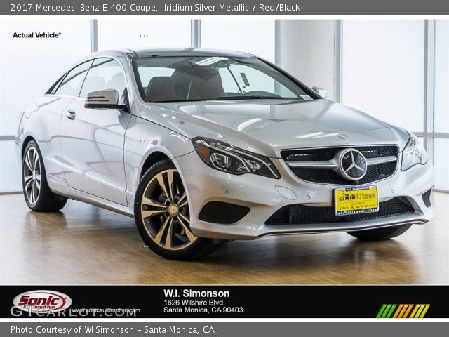 2017 Mercedes-Benz E 400 Coupe in Iridium Silver Metallic