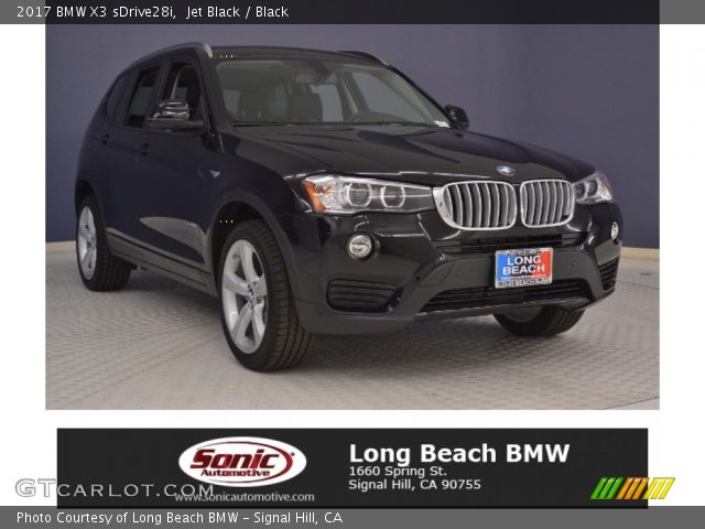 2017 BMW X3 sDrive28i in Jet Black
