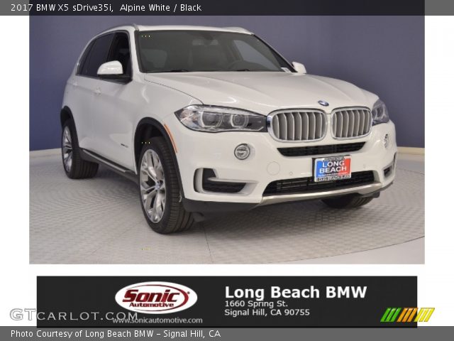 2017 BMW X5 sDrive35i in Alpine White