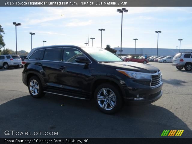 2016 Toyota Highlander Limited Platinum in Nautical Blue Metallic