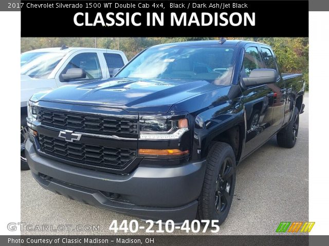 2017 Chevrolet Silverado 1500 WT Double Cab 4x4 in Black