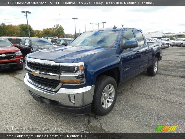 2017 Chevrolet Silverado 1500 LT Double Cab 4x4 in Deep Ocean Blue Metallic