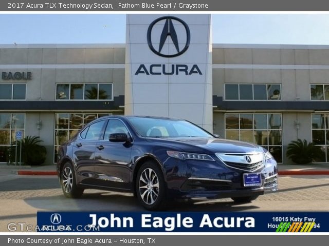 2017 Acura TLX Technology Sedan in Fathom Blue Pearl