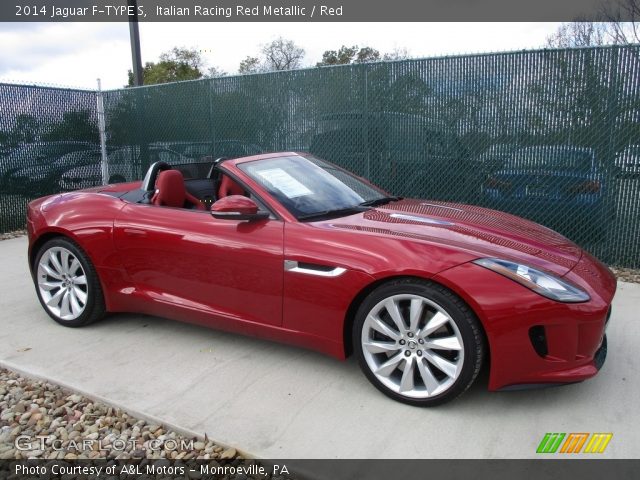 2014 Jaguar F-TYPE S in Italian Racing Red Metallic