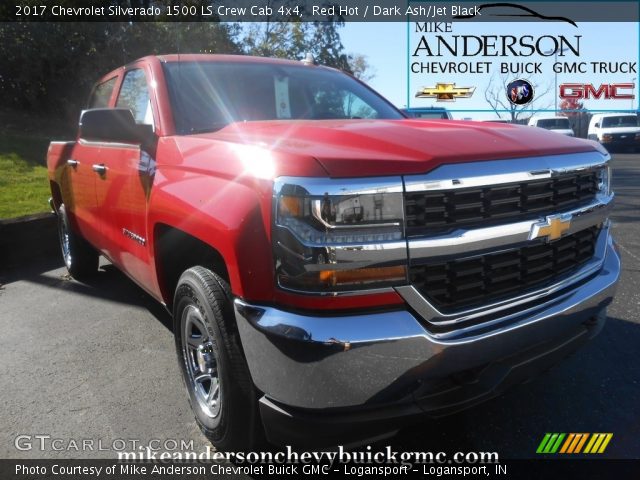 2017 Chevrolet Silverado 1500 LS Crew Cab 4x4 in Red Hot