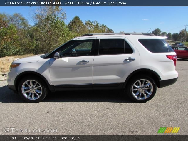 2014 Ford Explorer Limited 4WD in White Platinum