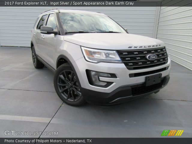 2017 Ford Explorer XLT in Ingot Silver