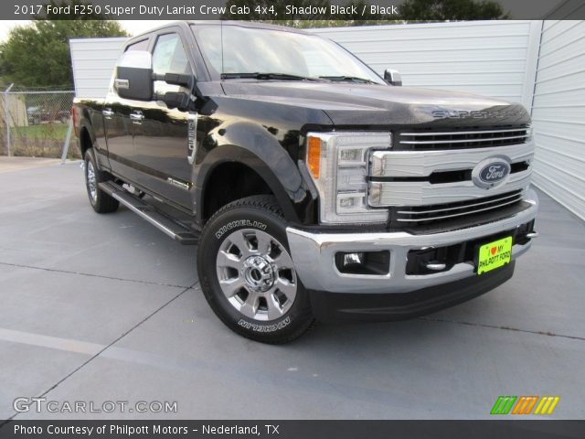 2017 Ford F250 Super Duty Lariat Crew Cab 4x4 in Shadow Black