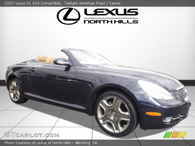 2007 Lexus SC 430 Convertible in Twilight Amethyst Pearl