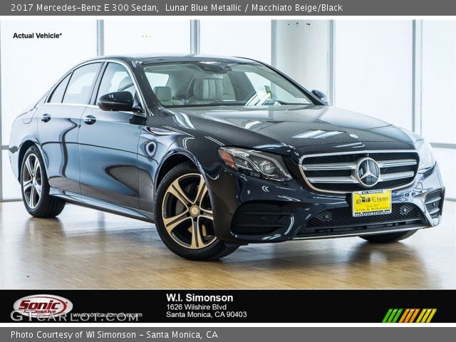 2017 Mercedes-Benz E 300 Sedan in Lunar Blue Metallic