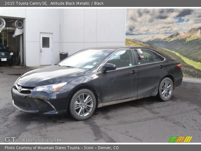 2015 Toyota Camry SE in Attitude Black Metallic