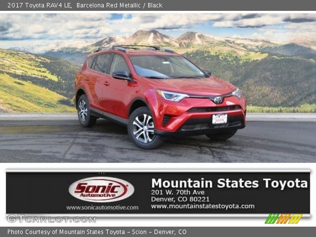2017 Toyota RAV4 LE in Barcelona Red Metallic