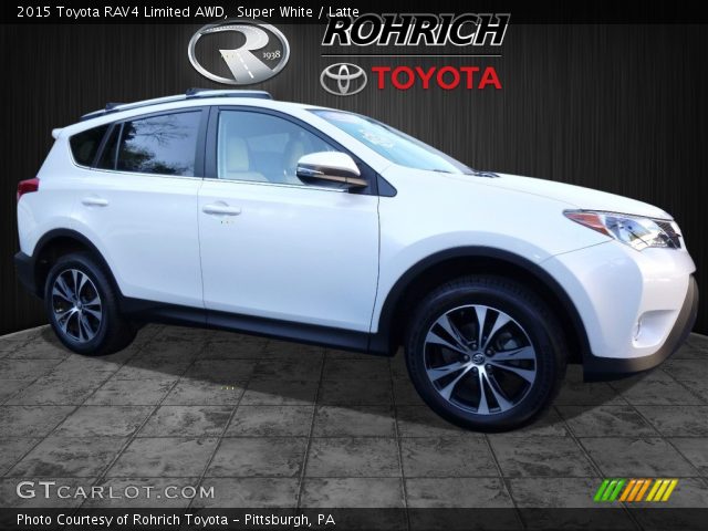 2015 Toyota RAV4 Limited AWD in Super White