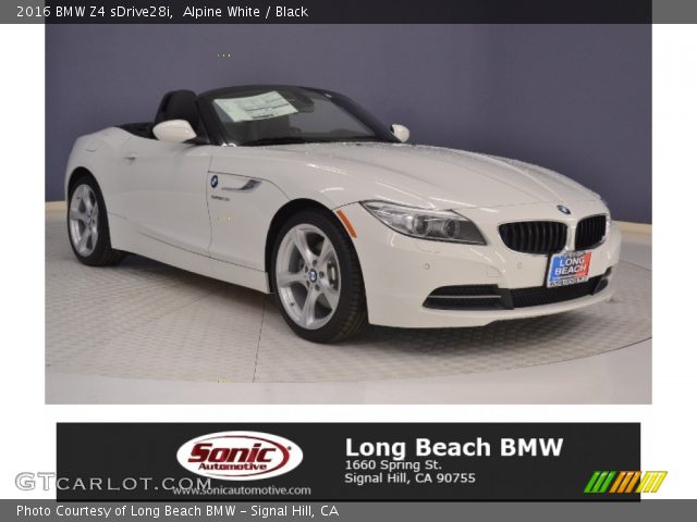 2016 BMW Z4 sDrive28i in Alpine White