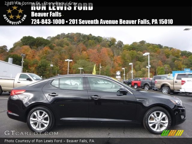 2013 Kia Optima EX in Ebony Black
