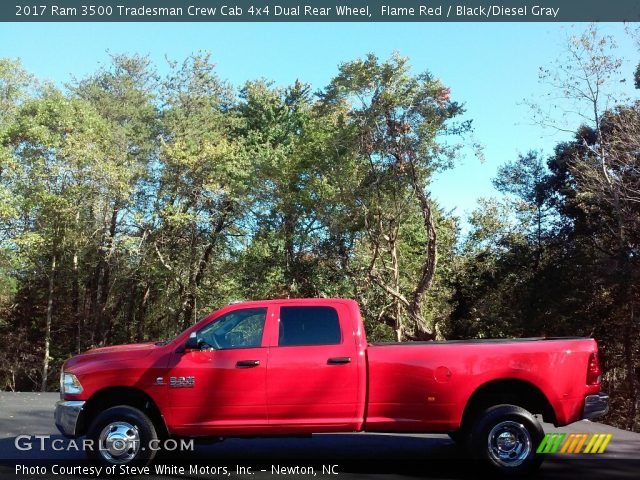 2017 Ram 3500 Tradesman Crew Cab 4x4 Dual Rear Wheel in Flame Red