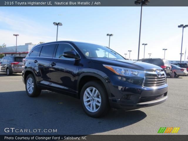 2016 Toyota Highlander LE in Nautical Blue Metallic