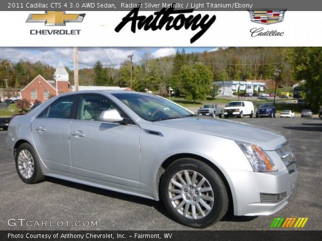 2011 Cadillac CTS 4 3.0 AWD Sedan in Radiant Silver Metallic