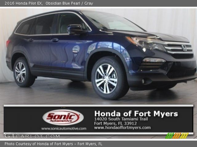 2016 Honda Pilot EX in Obsidian Blue Pearl