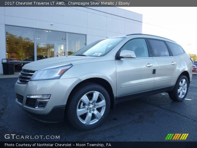 2017 Chevrolet Traverse LT AWD in Champagne Silver Metallic