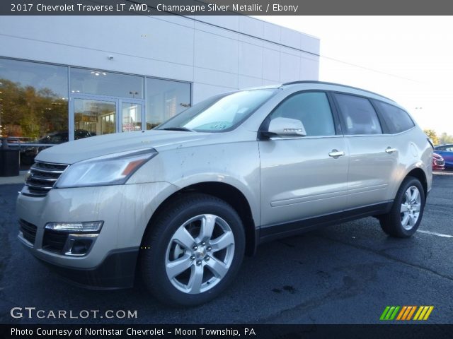 2017 Chevrolet Traverse LT AWD in Champagne Silver Metallic