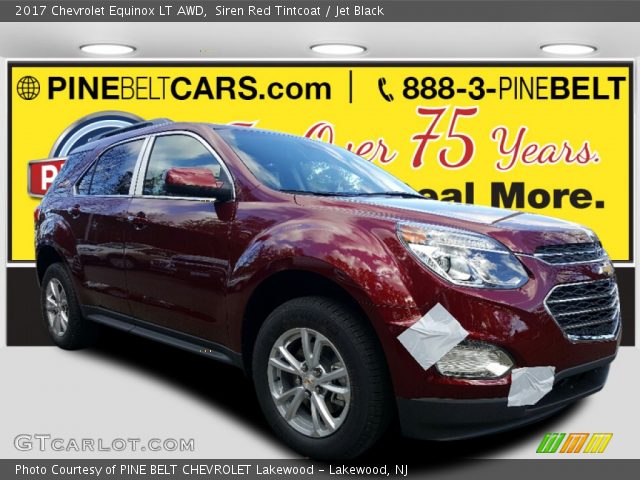 2017 Chevrolet Equinox LT AWD in Siren Red Tintcoat