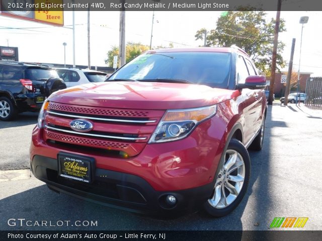 2012 Ford Explorer Limited 4WD in Red Candy Metallic