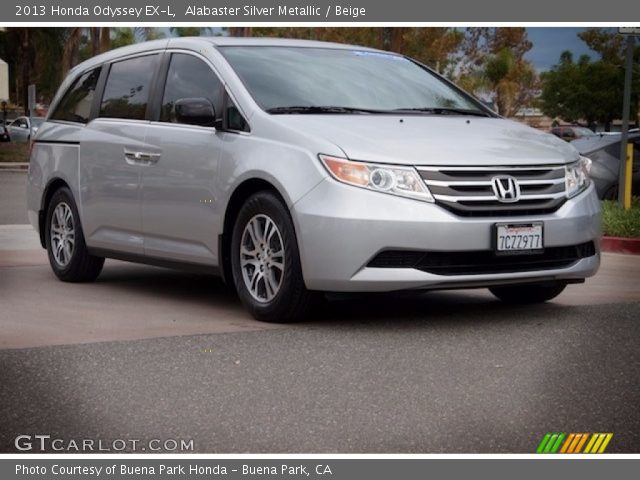 2013 Honda Odyssey EX-L in Alabaster Silver Metallic