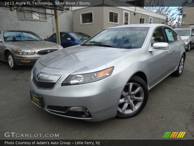 2013 Acura TL Technology in Silver Moon
