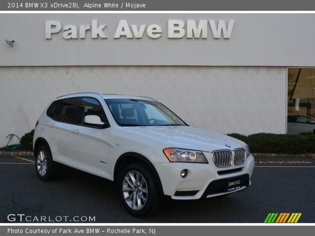 2014 BMW X3 xDrive28i in Alpine White