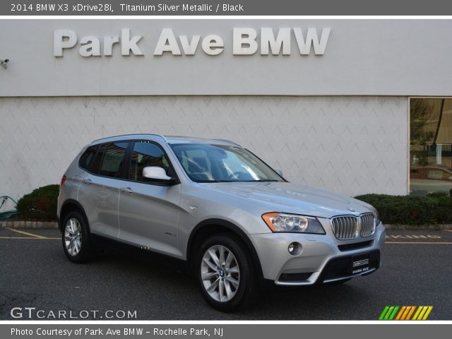 2014 BMW X3 xDrive28i in Titanium Silver Metallic