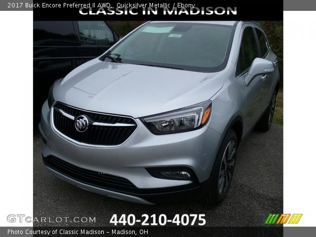 2017 Buick Encore Preferred II AWD in Quicksilver Metallic