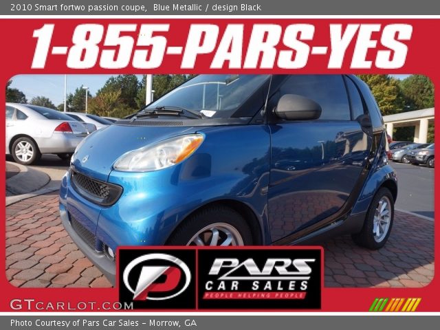 2010 Smart fortwo passion coupe in Blue Metallic