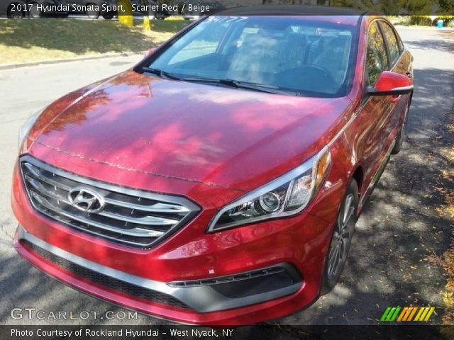 2017 Hyundai Sonata Sport in Scarlet Red