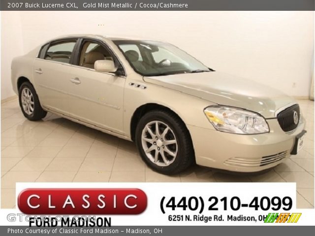 2007 Buick Lucerne CXL in Gold Mist Metallic