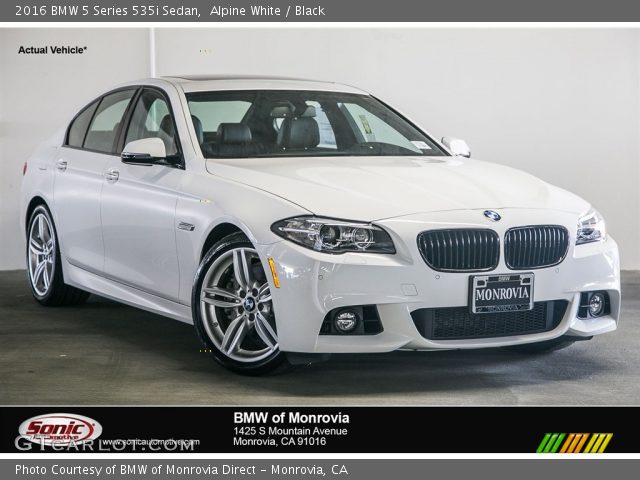 2016 BMW 5 Series 535i Sedan in Alpine White