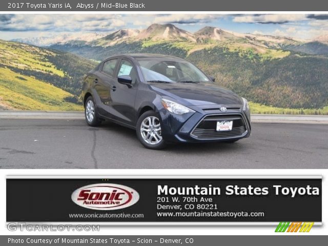2017 Toyota Yaris iA  in Abyss