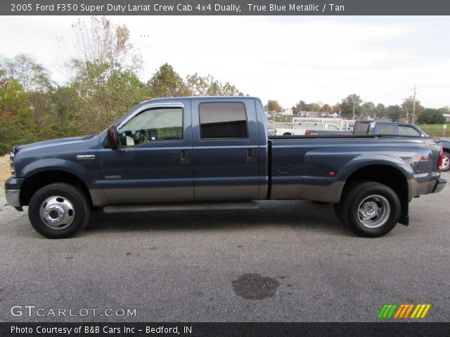 2005 Ford F350 Super Duty Lariat Crew Cab 4x4 Dually in True Blue Metallic
