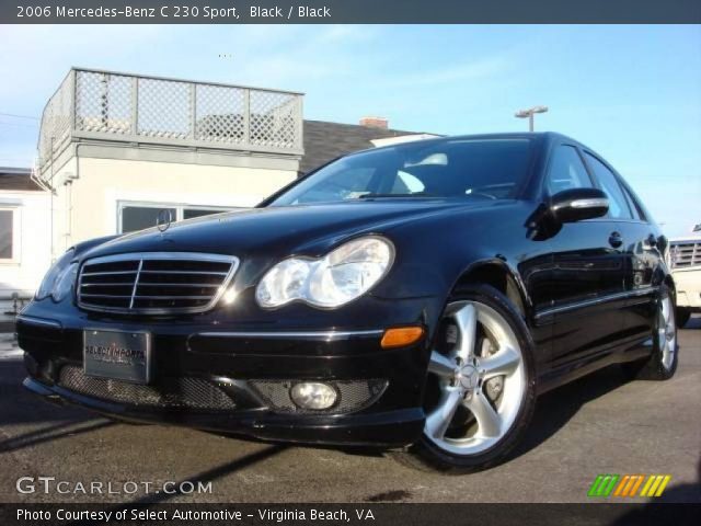 2006 Mercedes-Benz C 230 Sport in Black